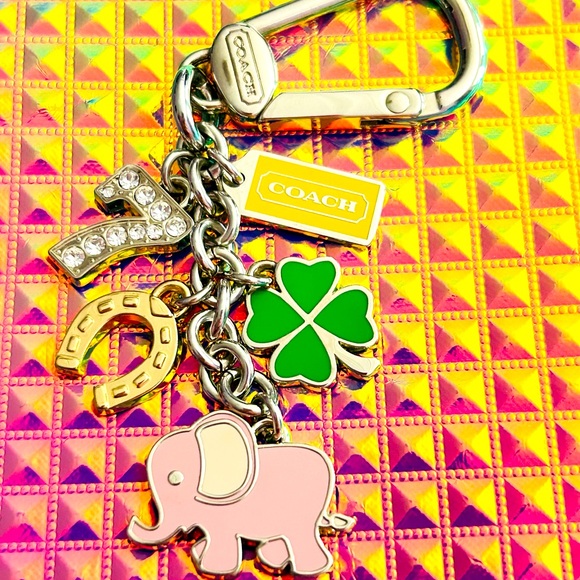 NWOT Coach Charm Keychain/ Bag Charm - Picture 7 of 11